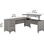 Bush Furniture Somerset 72"W 3 Position Sit to Stand L Shaped Desk, Platinum Gray (SET014PG)~#|#~sp101294844_sc7