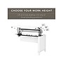 Bush Furniture Somerset 72"W 3 Position Sit to Stand L Shaped Desk, White (SET014WH)~#|#~sp101294863_sc7
