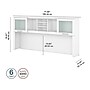 Bush Furniture Somerset 72"W Desktop Hutch, White (WC81911)~#|#~sp101294903_sc7