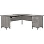 Bush Furniture Somerset 72"W L Shaped Desk with Storage, Platinum Gray (WC81210K)~#|#~sp101295354_sc7