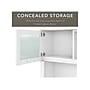 Bush Furniture Somerset 72"W L Shaped Desk with Hutch, White (SET001WH)~#|#~sp101295419_sc7