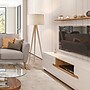 Adesso® Director 60.25"H Floor Lamp, Natural with Off-White Fabric Drum Shade (6424-12)~#|#~sp101399437_sc7