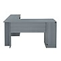Techni Mobili 60" MDF L-Shaped Desk, Gray (RTA-8412L-GRY)~#|#~sp101399761_sc7