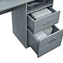 Techni Mobili 60" MDF L-Shaped Desk, Gray (RTA-8412L-GRY)~#|#~sp101399763_sc7