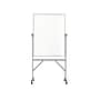 Ghent Porcelain Mobile Dry-Erase Whiteboard, Aluminum Frame, 4' x 3' (ARM1M143)~#|#~sp101401081_sc7