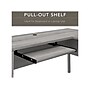 Bush Furniture Somerset 72"W L Shaped Desk with Hutch and Lateral File Cabinet, Platinum Gray (SET009PG)~#|#~sp101401250_sc7