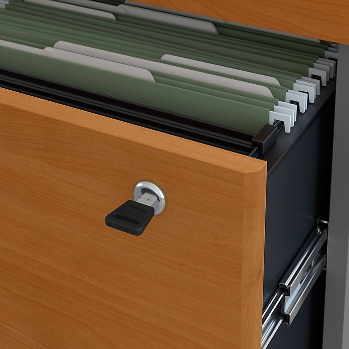 Bush Business Furniture Westfield Lateral File Cabinet, Natural