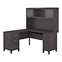 Bush Furniture Somerset 60"W L Shaped Desk with Hutch, Storm Gray (SET002SG)~#|#~sp101401537_sc7