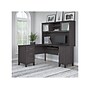 Bush Furniture Somerset 60"W L Shaped Desk with Hutch, Storm Gray (SET002SG)~#|#~sp101401539_sc7