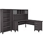 Bush Furniture Somerset 72"W L Shaped Desk with Hutch and 5 Shelf Bookcase, Storm Gray (SET011SG)~#|#~sp101401556_sc7