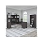 Bush Furniture Somerset 72"W L Shaped Desk with Hutch and 5 Shelf Bookcase, Storm Gray (SET011SG)~#|#~sp101401570_sc7