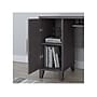 Bush Furniture Somerset 72"W L Shaped Desk with Hutch and 5 Shelf Bookcase, Storm Gray (SET011SG)~#|#~sp101401584_sc7