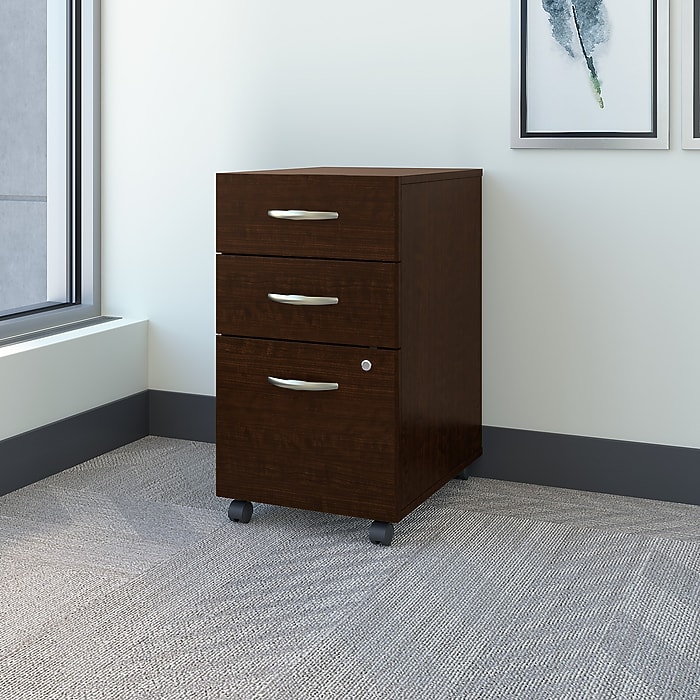 Bush Business Furniture Westfield 3-Drawer Mobile Vertical File