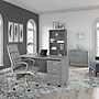 Bush Business Furniture Studio C 60"W Office Desk with Mobile File Cabinet, Platinum Gray (STC014PGSU)~#|#~sp101402322_sc7