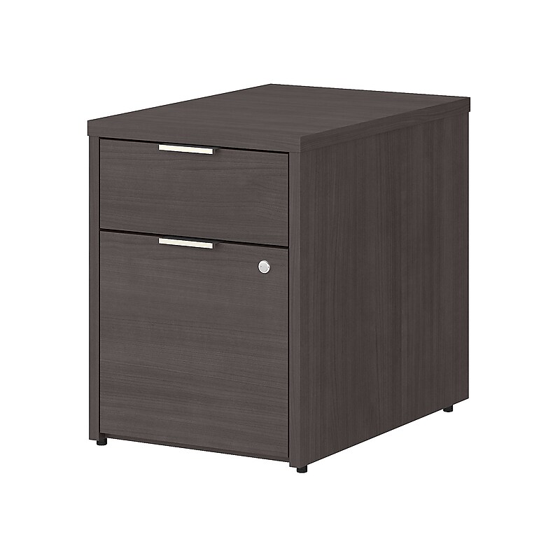 Bush Business Furniture Jamestown 2-Drawer Vertical File Cabinet, Locking, Letter/Legal, Storm Gray, 23.66" (JTF116SGSU) image 1