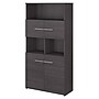 Bush Business Furniture Office 500 70"H 5-Shelf Bookcase with Doors, Storm Gray (OFB136SG)~#|#~sp101402960_sc7
