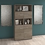 Bush Business Furniture Office 500 70"H 5-Shelf Bookcase with Doors, Modern Hickory (OFB136MH)~#|#~sp101402983_sc7