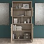 Bush Business Furniture Office 500 70"H 5-Shelf Bookcase with Doors, Modern Hickory (OFB136MH)~#|#~sp101402984_sc7