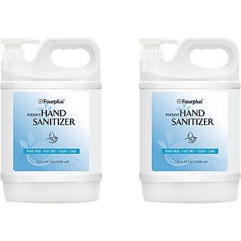 Fourplus Instant Liquid Hand Sanitizer, 169 Oz., 2/Carton (Fourplus5LHS)