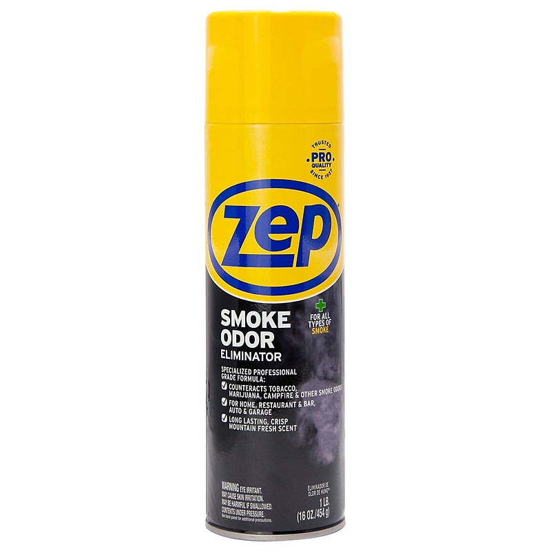 Zep Professional Strength Smoke Odor Eliminator, 16oz. Aerosol (ZUSOE16) image 1