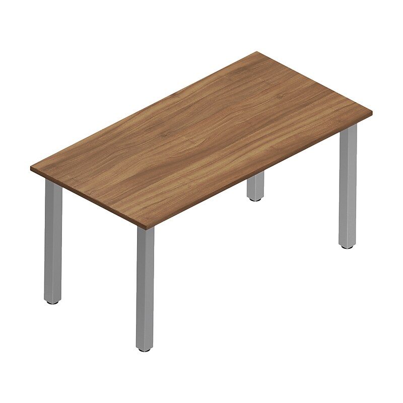 Offices To Go Superior 48" Workstation Desk, Autumn Walnut (TDOTG23BNDAWL) image 1