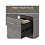 Bush Furniture Somerset 60"W Office Desk with Lateral File Cabinet and 5 Shelf Bookcase, Platinum Gray (SET013PG)~#|#~sp101510044_sc7