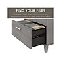 Bush Furniture Somerset 60"W Office Desk with Lateral File Cabinet and 5 Shelf Bookcase, Platinum Gray (SET013PG)~#|#~sp101510045_sc7