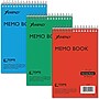 Ampad Memo Books, 4" x 6", Narrow Ruled, Assorted Colors, 40 Sheets/Pad, 3 Pads/Pack (AMP45094)~#|#~sp101841714_sc7