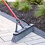 Libman Commercial 24" Rough Surface Heavy-Duty Push Broom, Gray Bristles, 3/Carton (825)~#|#~sp101916126_sc7