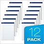 Ampad Notepad, 8.5" x 11.75", Narrow Ruled, White, 50 Sheets/Pad, 12 Pads/Pack (20-322)~#|#~sp101992616_sc7
