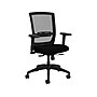 Allsteel Quip Ergonomic Mesh Back Swivel Task Chair, Black/Carbon (STNOBLK)~#|#~sp101992938_sc7
