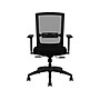 Allsteel Quip Ergonomic Mesh Back Swivel Task Chair, Black/Carbon (STNOBLK)~#|#~sp101992939_sc7