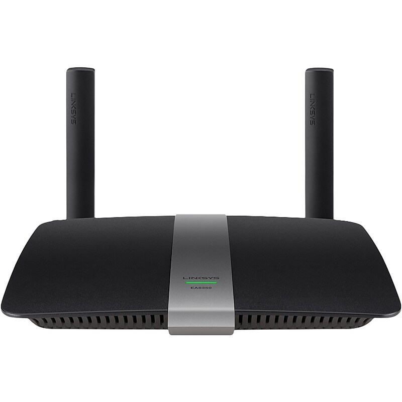 Linksys AC867 Dual Band Gaming Router, Black/Silver   (EA6350) image 1