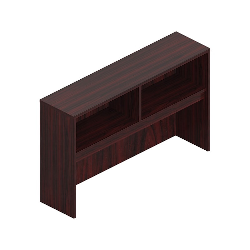 Offices To Go Superior Laminate 60"W Desktop Hutch, American Mahogany (TDSL60HOAML) image 1