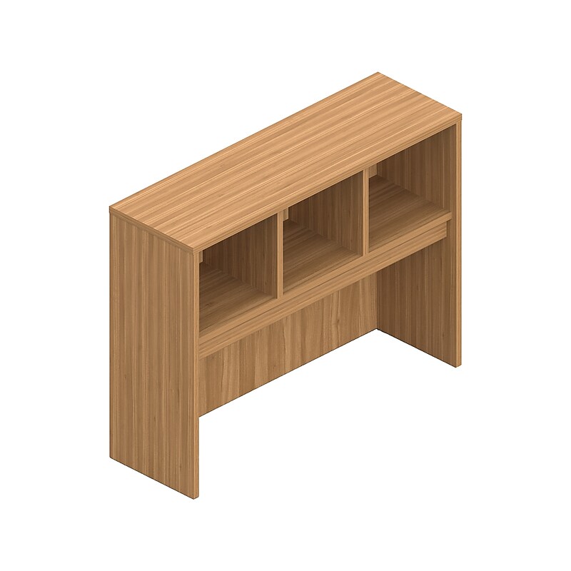 Offices To Go Superior Laminate 48"W Desktop Hutch, Autumn Walnut (TDSL48HOAWL) image 1