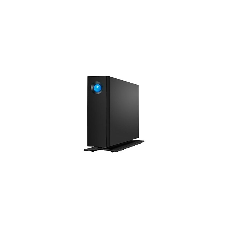 LaCie d2 Professional 8TB, External Hard Drive, Black (STHA8000800) image 1