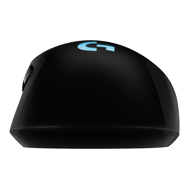 Logitech G703 Wireless Ergonomic Ambidextrous Optical USB Gaming Mouse, Black (910-005638) image 1
