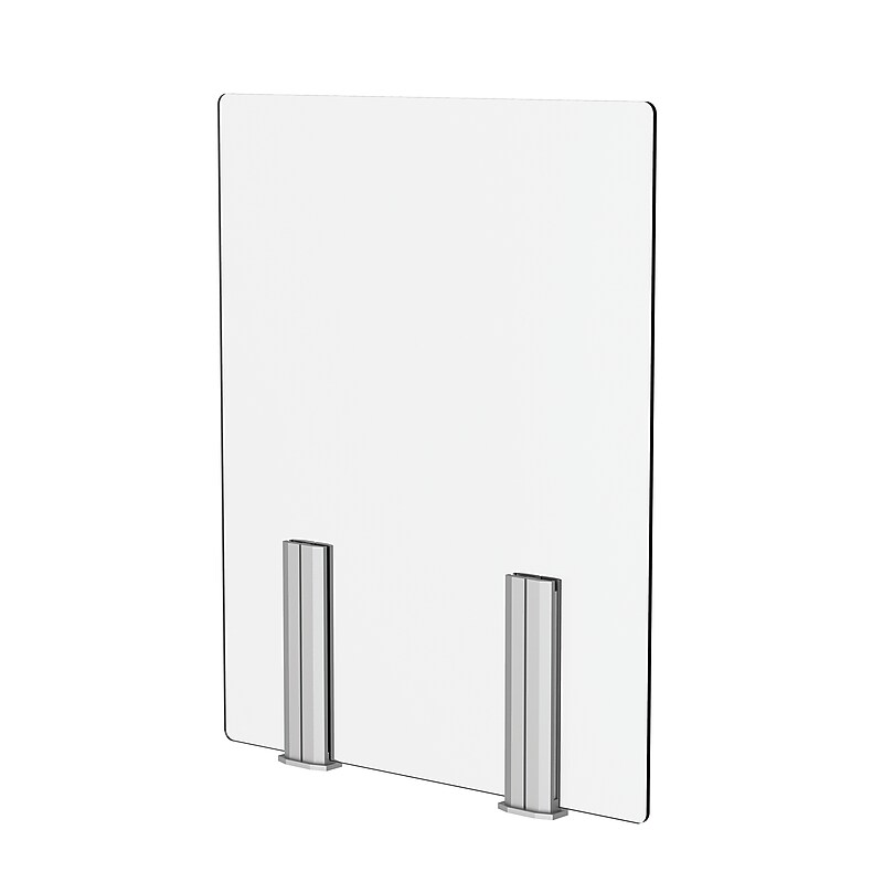 Fellowes Protective Safety Barrier Screen, 29 " x  21", Clear, Acrylic (8028801) image 1