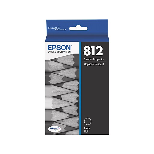 Epson 812 Black Standard Yield Ink Cartridge (T812120S) at Staples