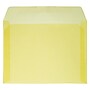 JAM Paper 9 x 12 Booklet Translucent Vellum Envelopes, Primary Yellow, 25/Pack (1592184)~#|#~sp102299638_sc7
