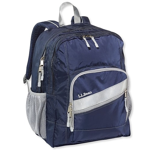 L.L.Bean Deluxe Book Pack Backpack, Solid, Navy (0TXT907000) at Staples