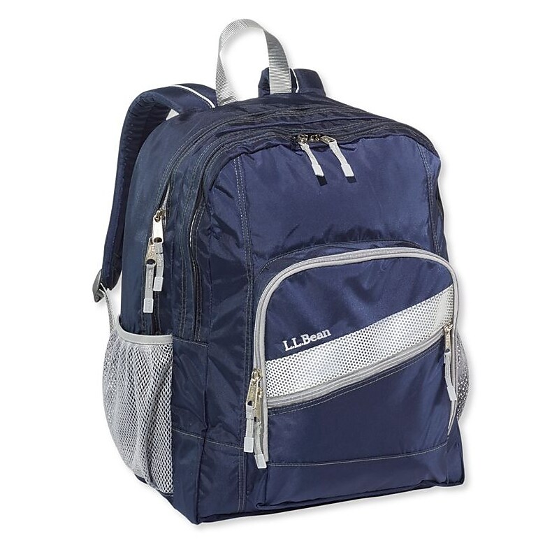 L.L.Bean Deluxe Book Pack Backpack, Medium, Navy (0TXT907000) image 1