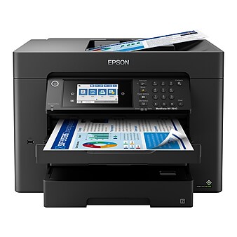 Epson WorkForce Pro WF-7840 Wireless Wide Format Color All-in-One Inkjet Printer (C11CH67201)