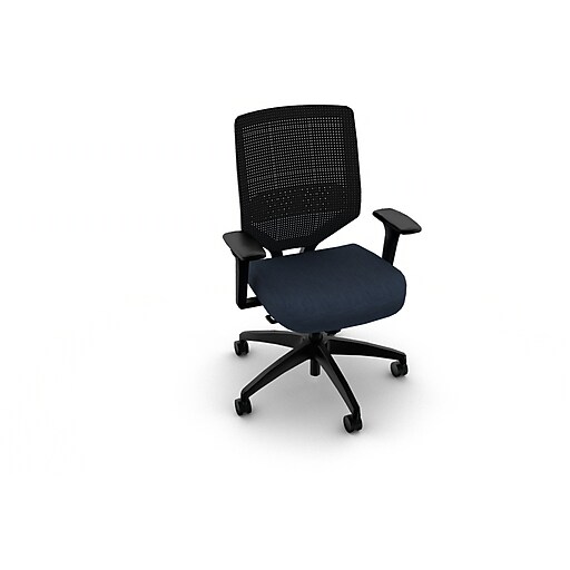 HON Solve Fabric MidBack Managerial Chair, Black (HONSVM1ALAX13TK) Staples