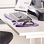 Fellowes Crystals Gel Wrist Rest, Non-Skid Base, Purple (91437)~#|#~sp102487986_sc7