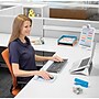 Fellowes PlushTouch Foam Keyboard Wrist Rest with MICROBAN, Gray Lattice (9549801)~#|#~sp102488067_sc7