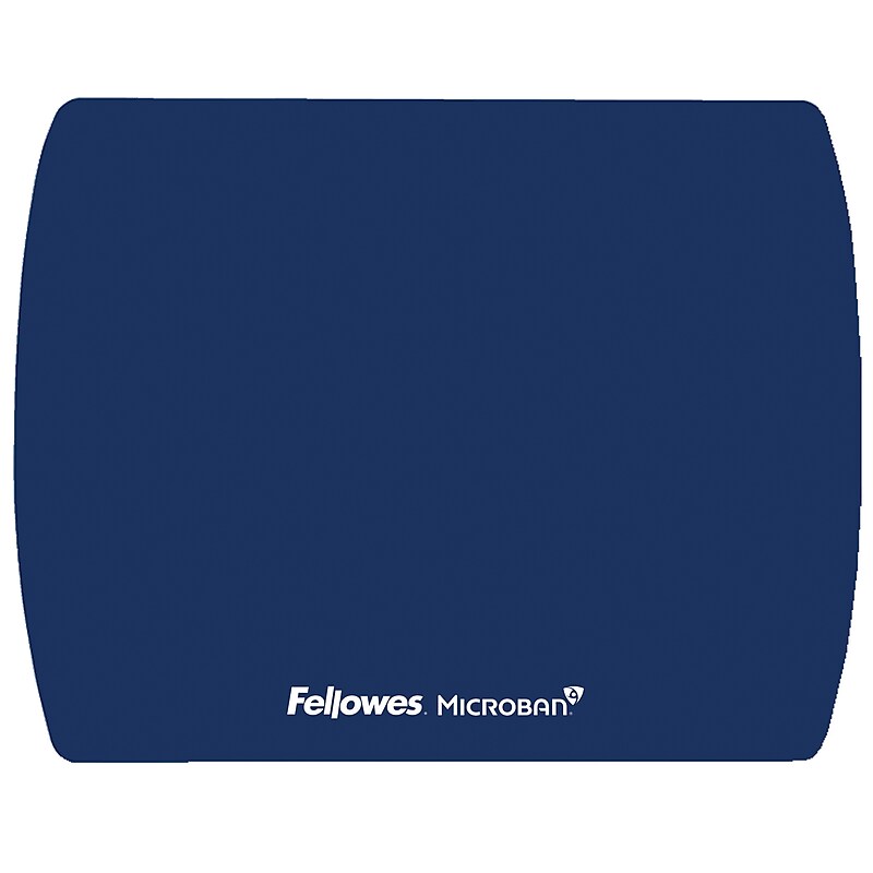 Fellowes Ultra Thin Microban Non-Skid Mouse Pad, Sapphire Blue (5908001) image 1