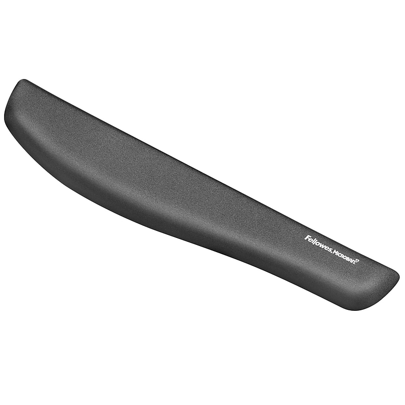 Fellowes PlushTouch Foam Wrist Rest, Graphite (9252301) image 1
