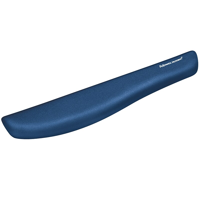 Fellowes PlushTouch Foam Wrist Rest, Blue (9287401) image 1