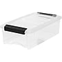 Iris Stack & Pull 5.7 Qt. Latch Lid Storage Box, Clear (100275)~#|#~sp102492255_sc7